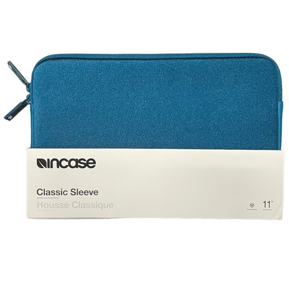 INCASE classic sleeve Housse classique 11” MacBook Air sleeve aqua blue New